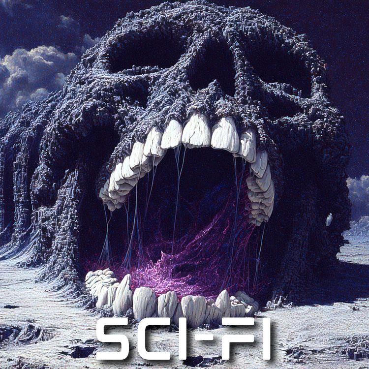 cover art for They Said The Planet Was Uninhabited. Then We Found The Teeth | Sci-Fi Story