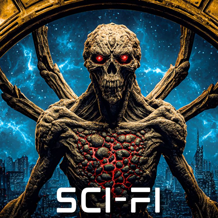 cover art for Humanity Lives In Stations Orbiting The Star That's Being Eaten | Sci-Fi Creepypasta