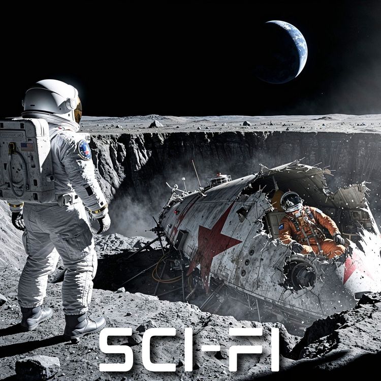 cover art for The Apollo 11 Crew Found A Body On The Moon. NASA DELETED The Footage! | Sci-Fi Creepypasta