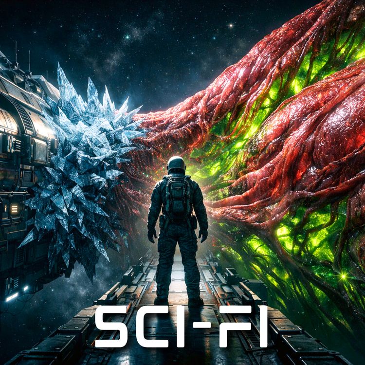 cover art for We Piloted The First Ship Beyond The Edge Of Observable Space | Sci-Fi Creepypasta