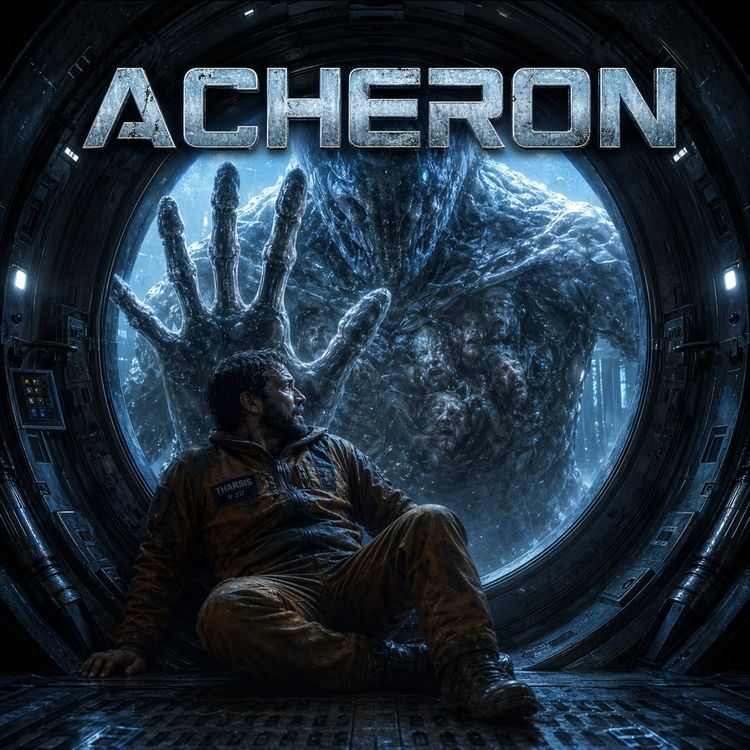 cover art for Dark Corridors Of Acheron: The Cargo Ship That Hatched A Cosmic Horror | Sci-Fi Story