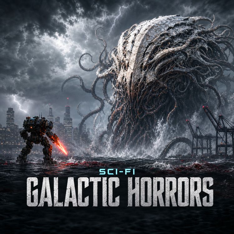 cover art for We Built Giant Machines To Fight Ocean Leviathans. The Mechs Are Turning Us Into Monsters