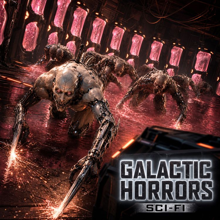 cover art for We Grow Synthetic Bodies For Deep Space Operatives. The Vats Started Birthing Mechanical Horrors