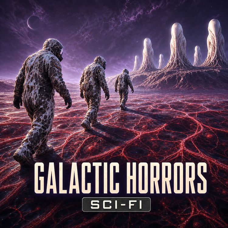 cover art for We Landed On A Sentient Planet Made Of Flesh. It Started Digesting Us | Sci-Fi