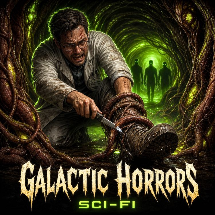 cover art for We Found A Horrifying Alien Parasite On A Colony World. It Replicates Human Beings