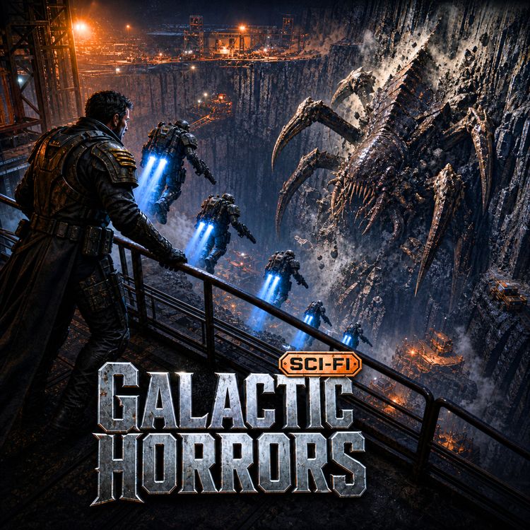 cover art for I Commanded A Mech Squad On A Volcanic Moon. We Woke A Vicious Alien Swarm