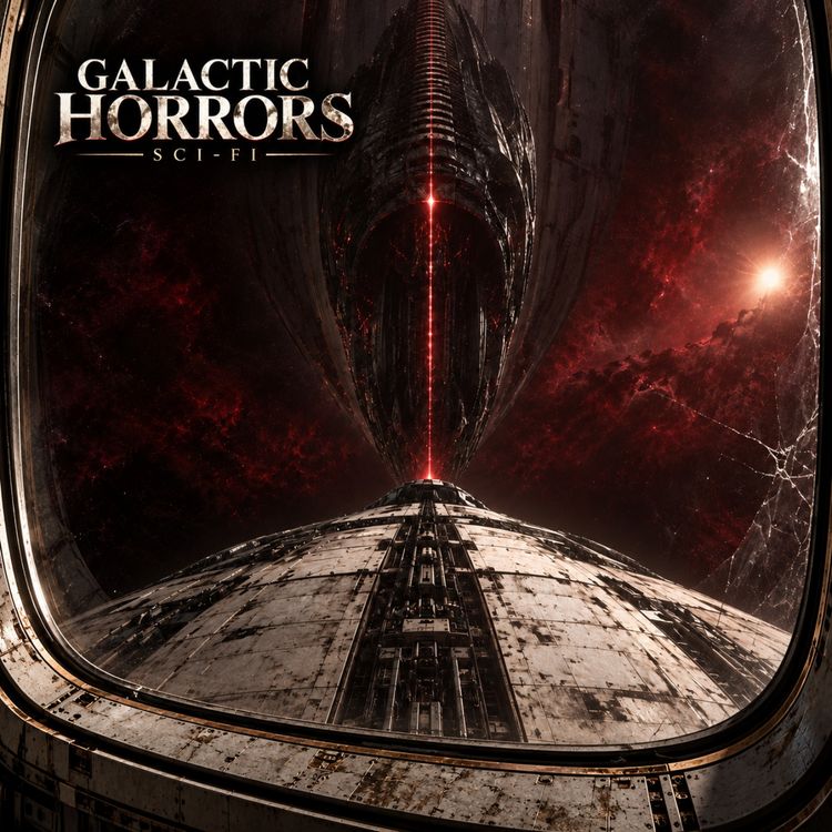 cover art for We Escaped Earth 600 Years Ago. Something Is Following Us