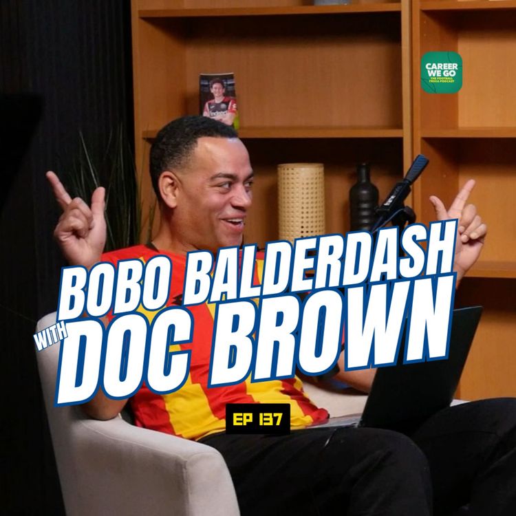 cover art for Bobo Balderdash with Doc Brown | Captain Hook, Fake License Plates & Footballing Alphabeto