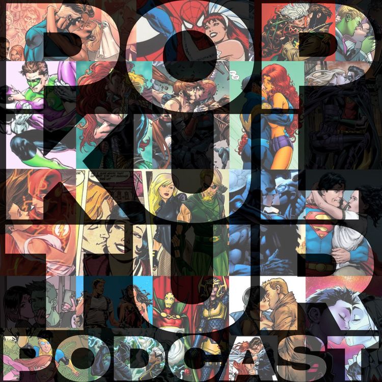 cover art for 9. Högtflygande romanser och passionerade par i spandex - om superhjältarnas kärleksintressen