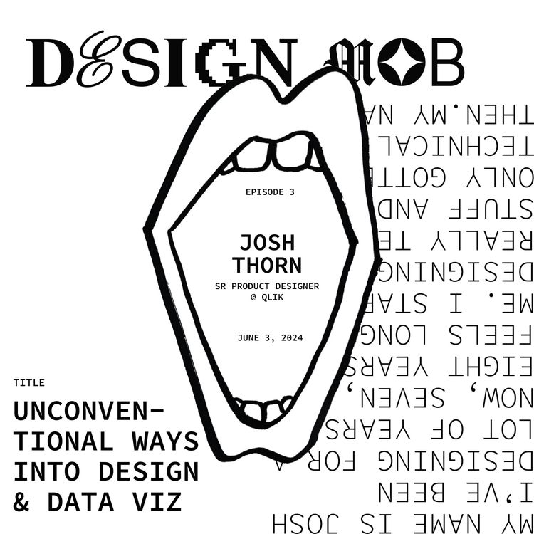 cover art for 003: Unconventional ways into design and data viz