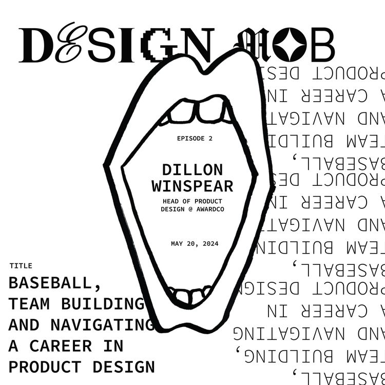 cover art for 001: Baseball, team building, and navigating a career in product design