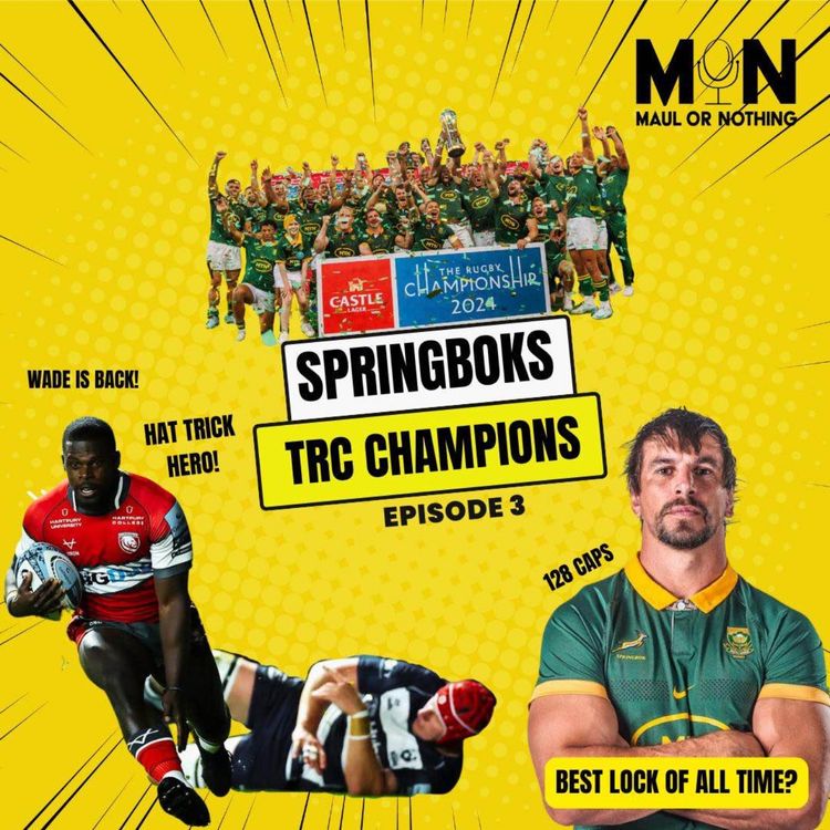 cover art for Springboks Reign Supreme + Etzebeth The Goat
