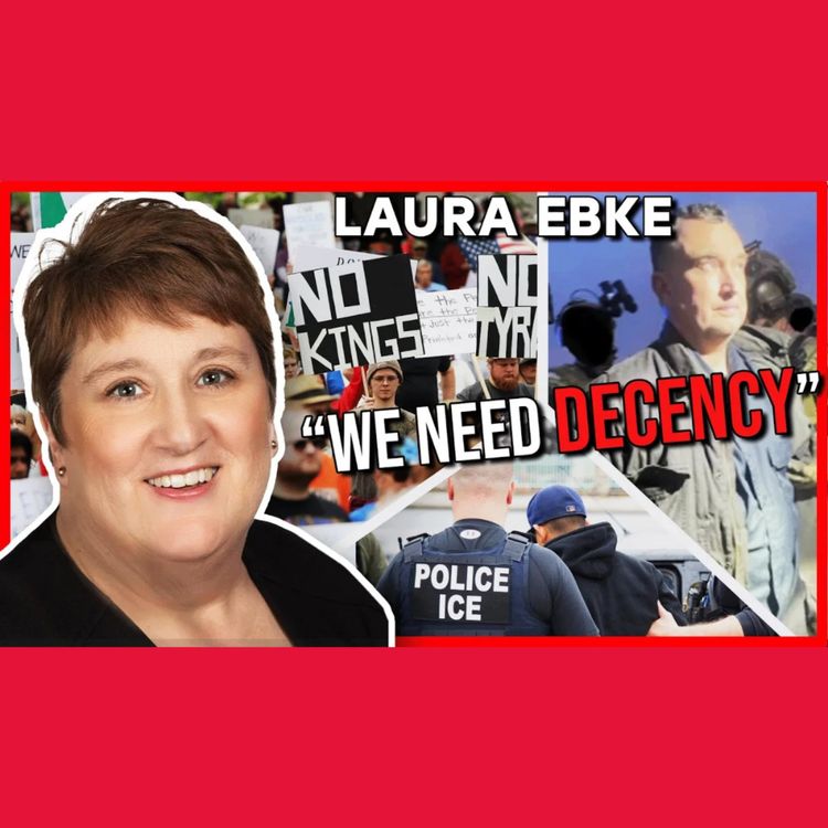 cover art for NO KINGS, ICE Raids, and Political Violence w/ Laura Ebke