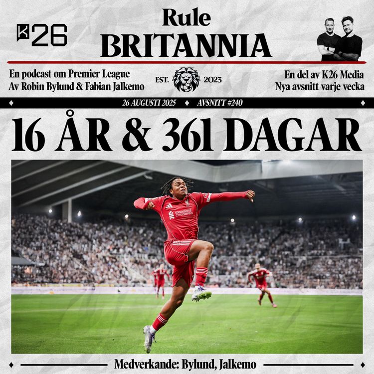 cover art for #240 16 år & 361 dagar