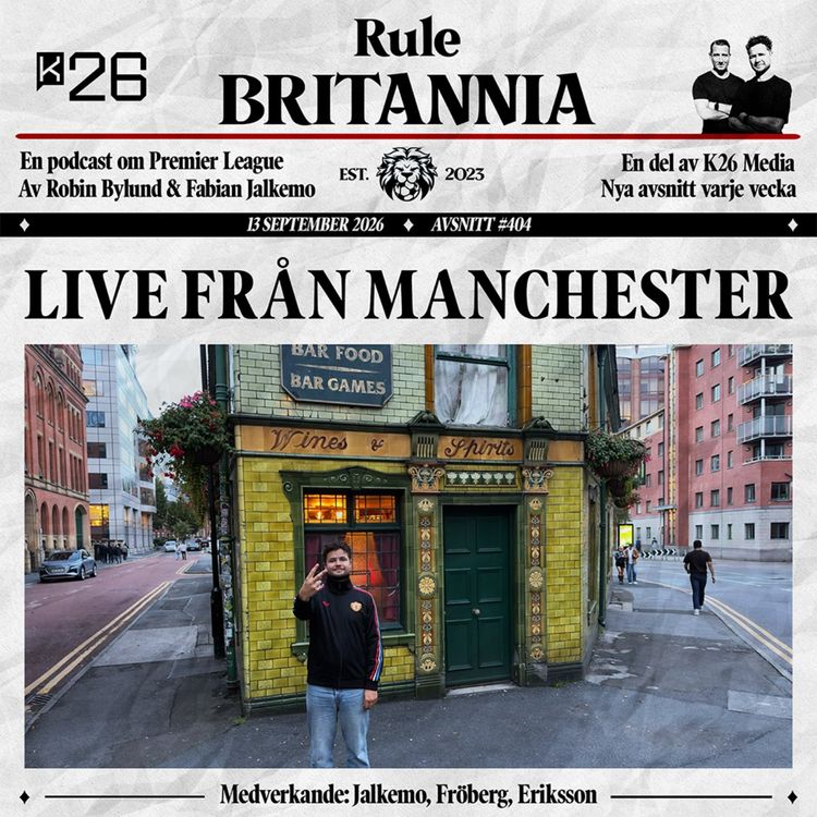 cover art for #404 Live från Manchester