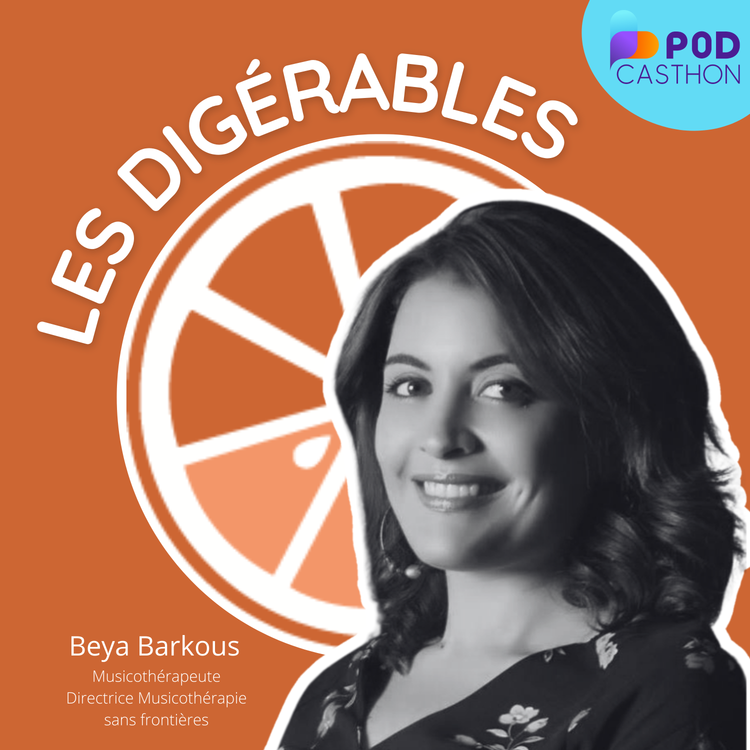 cover art for Stimuler le nerf vague et la digestion par la musicothérapie – avec Beya Barkous, musicothérapeute et directrice de l’association Musicothérapie sans frontières [Podcasthon]