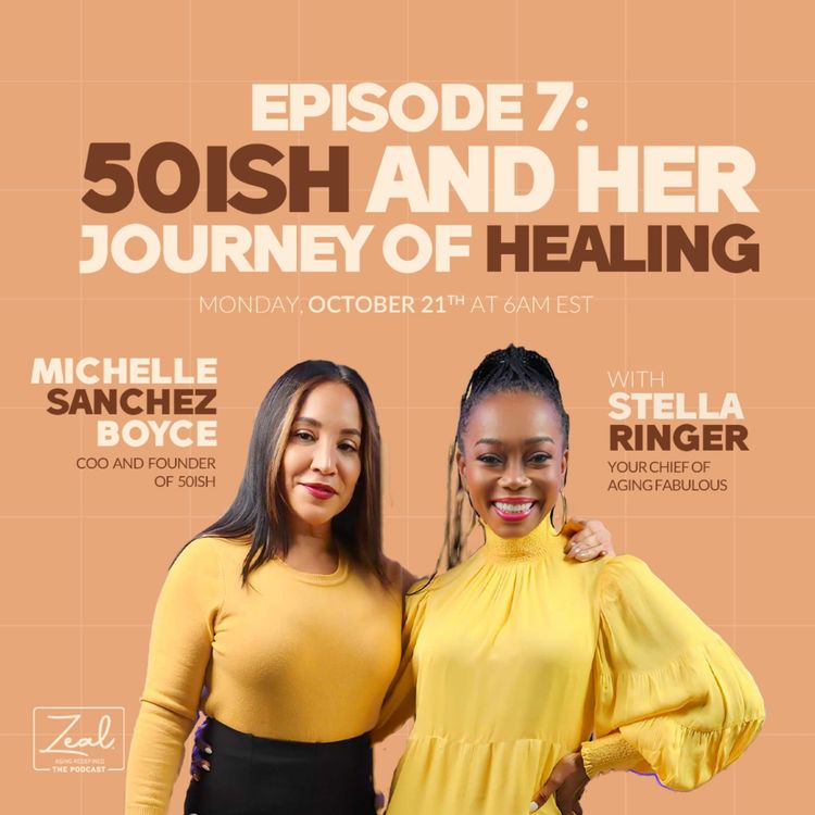 cover art for 50ish and Her Journey of Healing