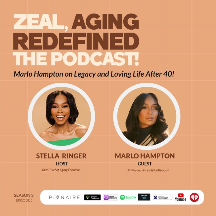 cover art for Marlo Hampton on Legacy and Loving Life After 40!