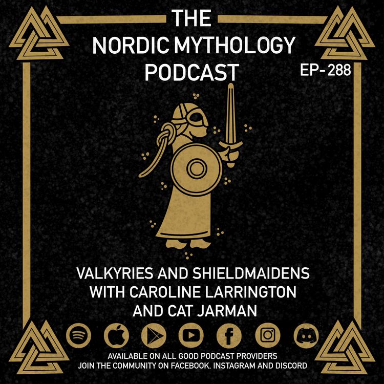 cover art for Ep 288 - Valkyries and Shieldmaidens with Carolyne Larrington and Cat Jarman