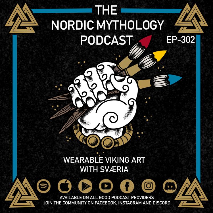 cover art for Ep 302 - Wearable Viking Art with Sværia