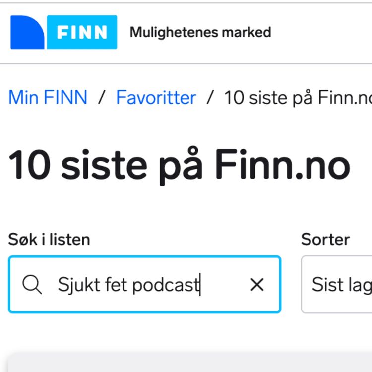 cover art for BB: "10 siste" fra Finn.no