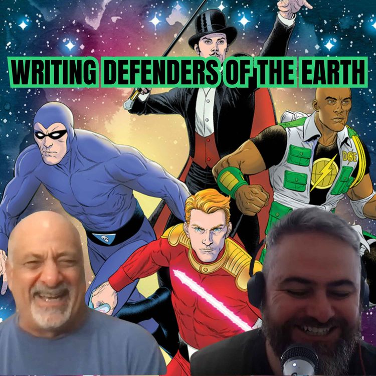 cover art for Dan DiDio (Former DC Comics Publisher) on writing Defenders of the Earth and Reboot Anniversary