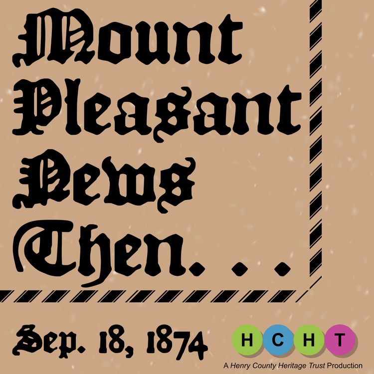 cover art for September 18, 1874: Trenton Missive, Fairground Fun, and White Terror