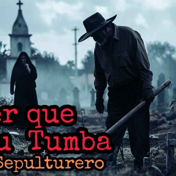 cover art for SOY SEPULTURERO Y DIARIO ESCUCHABA LLORAR A UNA MUJER AFUERA DE SU TUMBA | RELATO TERROR