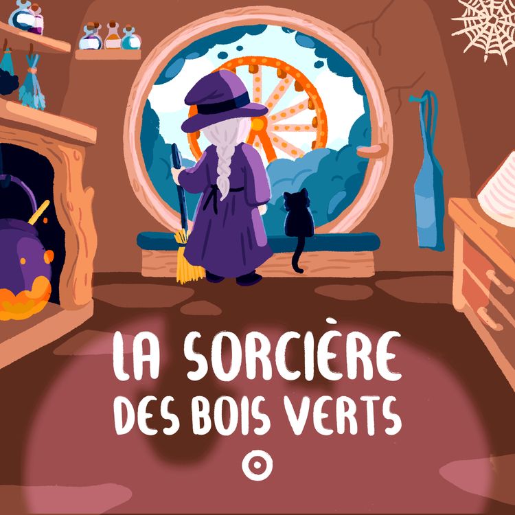 cover art for La sorcière des Bois Verts et le lutin de Noël