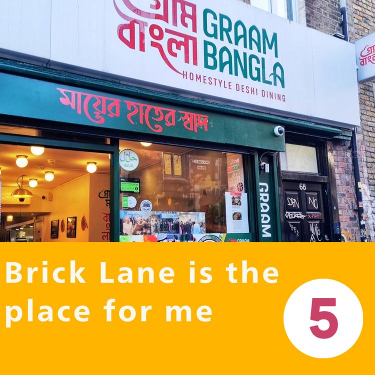 cover art for Brick Lane is the place for me