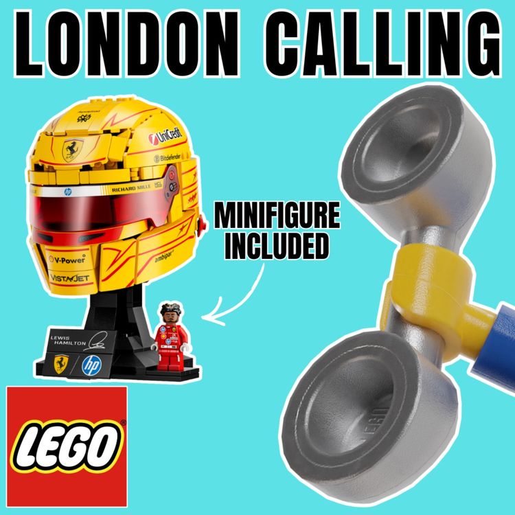 cover art for LC316 - F1 IS BACK AND LEGO FERRARI HELMETS REVEALED