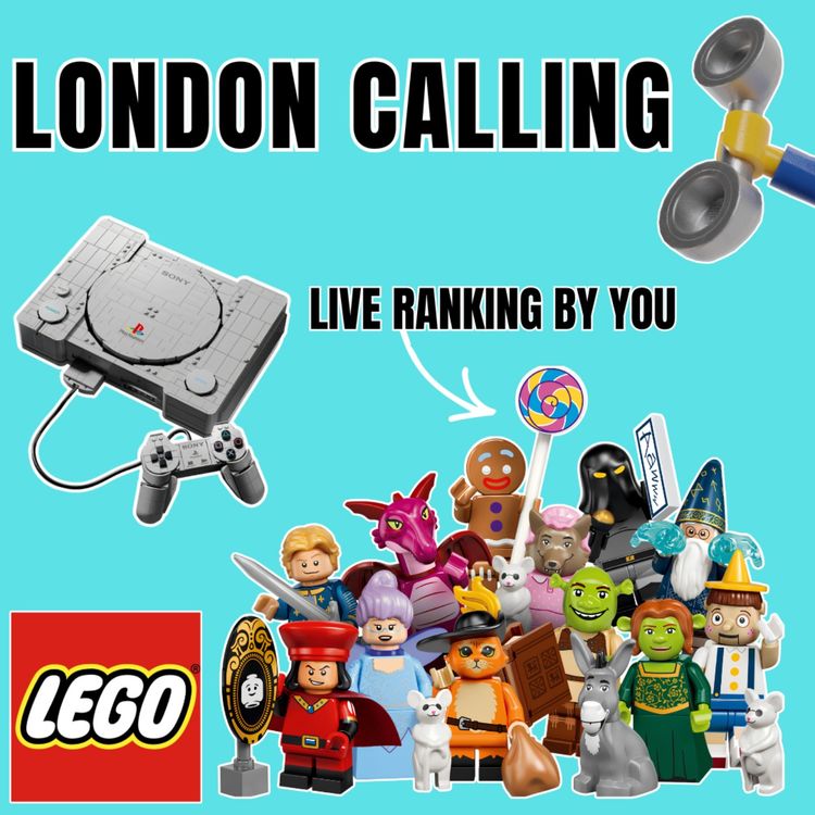 cover art for LC338 - SONY'S ICONIC PLAYSTATION REVEALED & WE RANK THE SHREK CMF SERIES