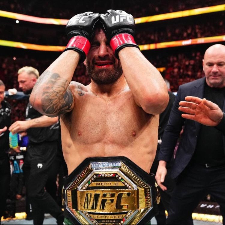 cover art for UFC 314 REVIEW: Alexander Volkanovski is the greatest featherweight of all time. Paddy 'The Baddy' Pimblett dominates Michael Chandler.