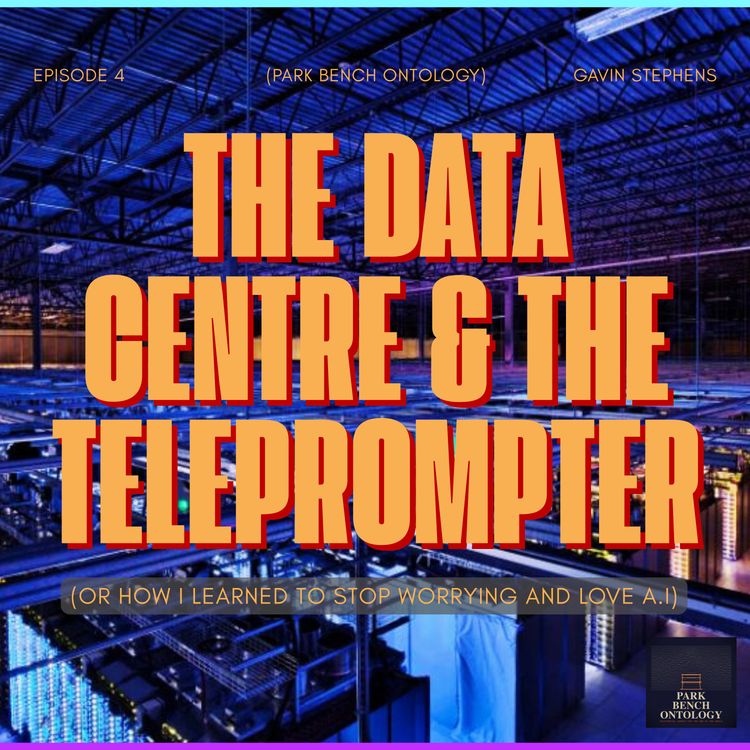 cover art for The Data Center Vote and the Teleprompter (They're the Same Mechanism)