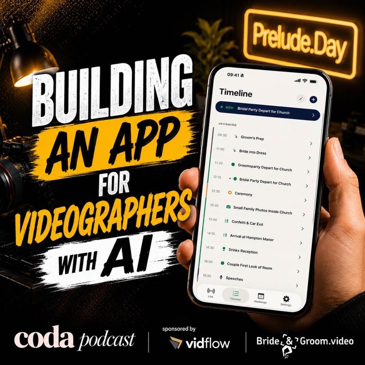 cover art for Using AI to Build an App for Wedding Videographers