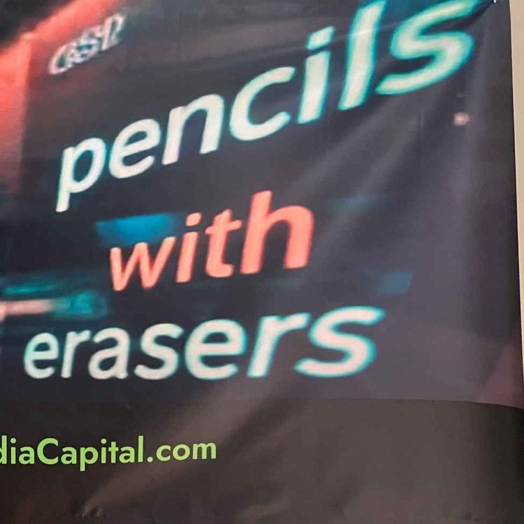 cover art for Pencils with Erasers E12 with hosts Danny & Anne. Special Guest: Mike Day