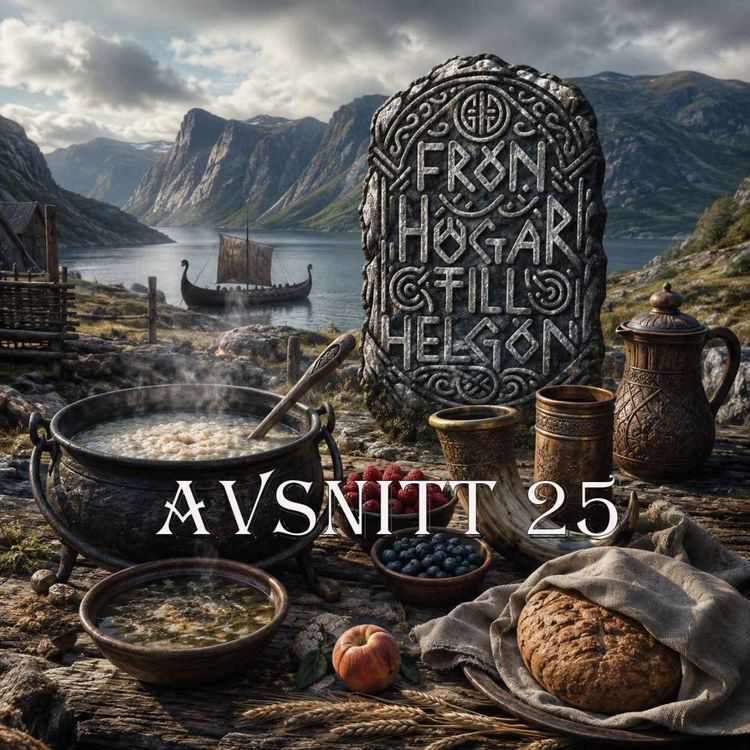 cover art for Avsnitt 25: Vikingatida mat 