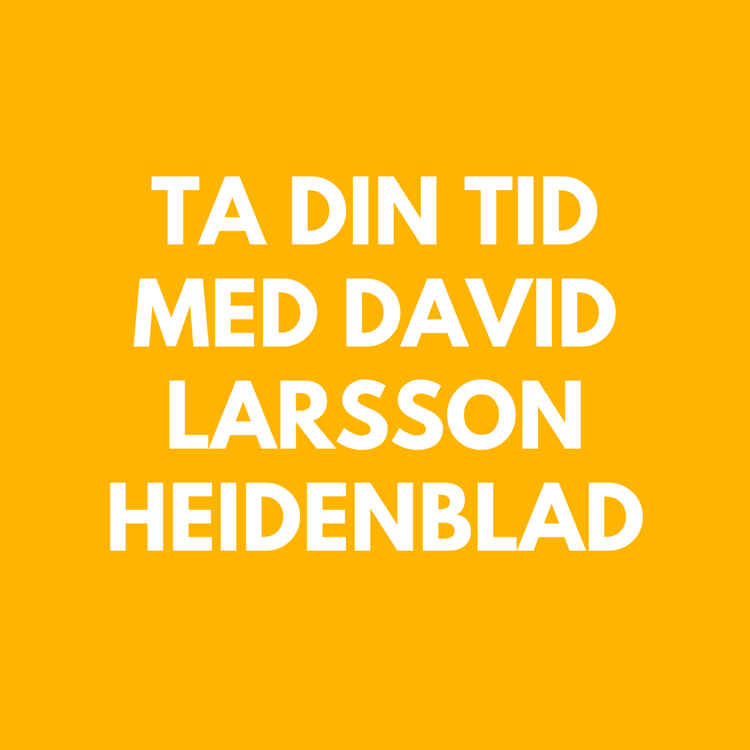 cover art for 103 Ta din tid med David Larsson Heidenblad