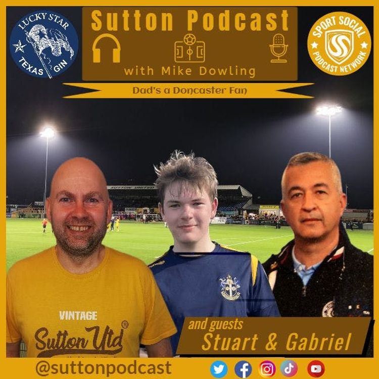 cover art for Dad's a Doncaster Fan with Stuart & Gabriel