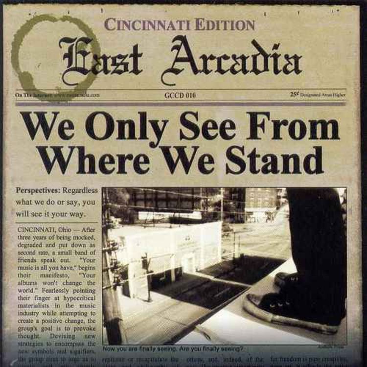 cover art for We Only See From Where We Stand
