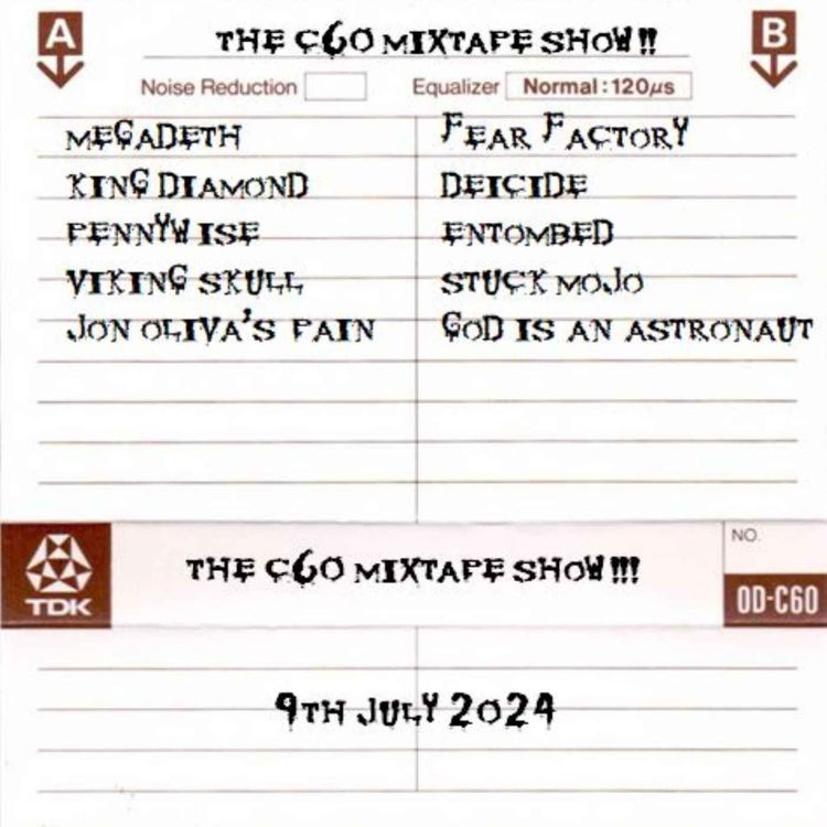 cover art for The C60 Mixtape Show 9th July 2024