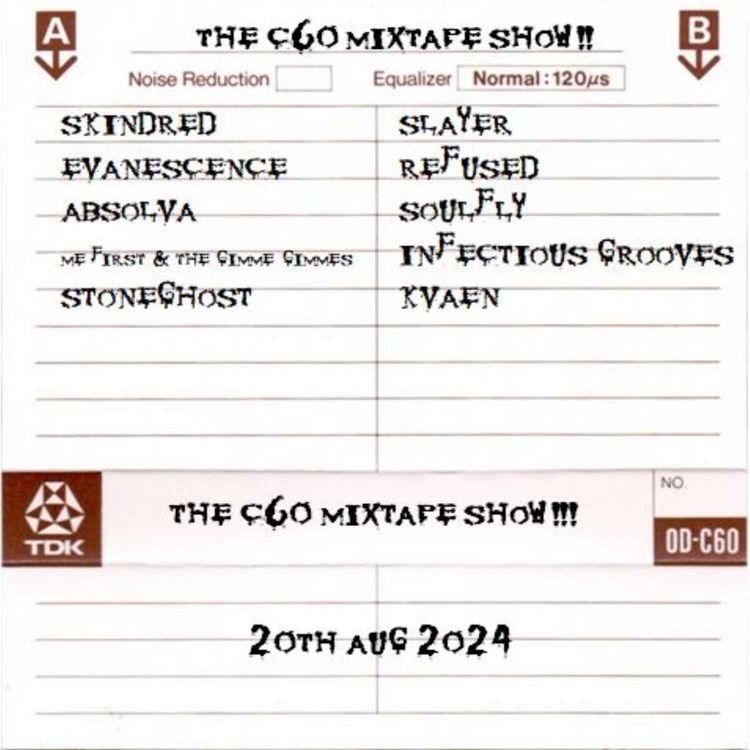 cover art for The C60 Mixtape Show 20th August 2024