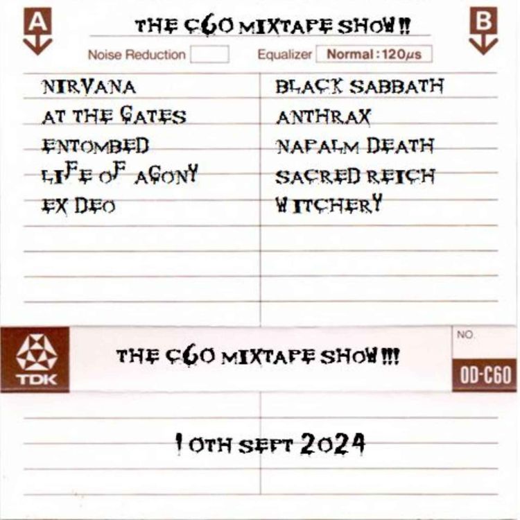 cover art for The C60 Mixtape Show 10th September 2024