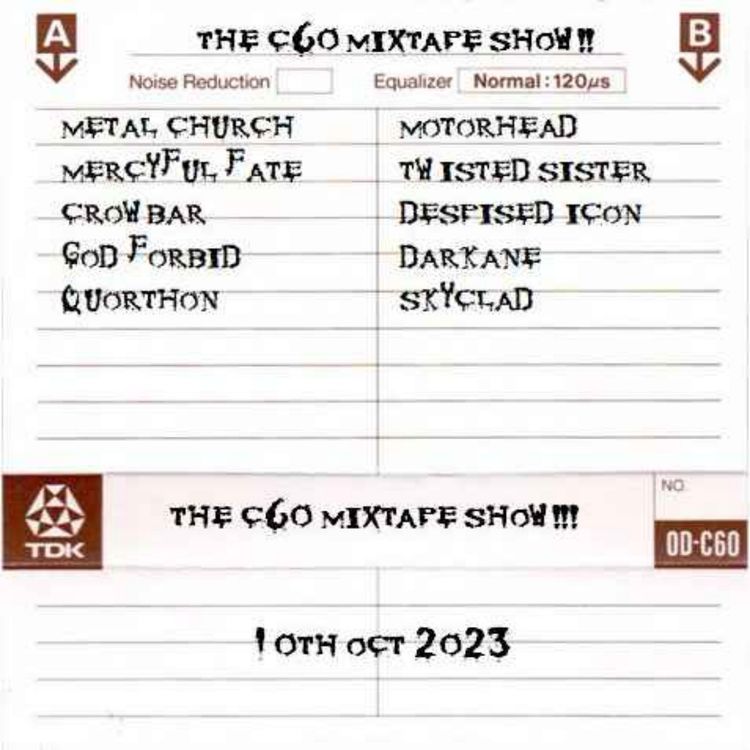 cover art for The C60 Mixtape Show 15th October 2024