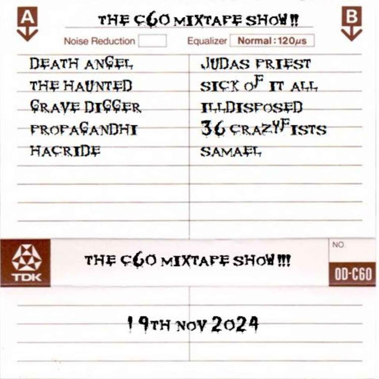 cover art for The C60 Mixtape Show November 19th 2024