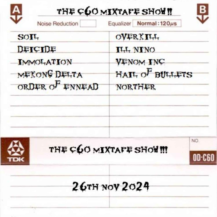 cover art for The C60 Mixtape Show November 26th 2024