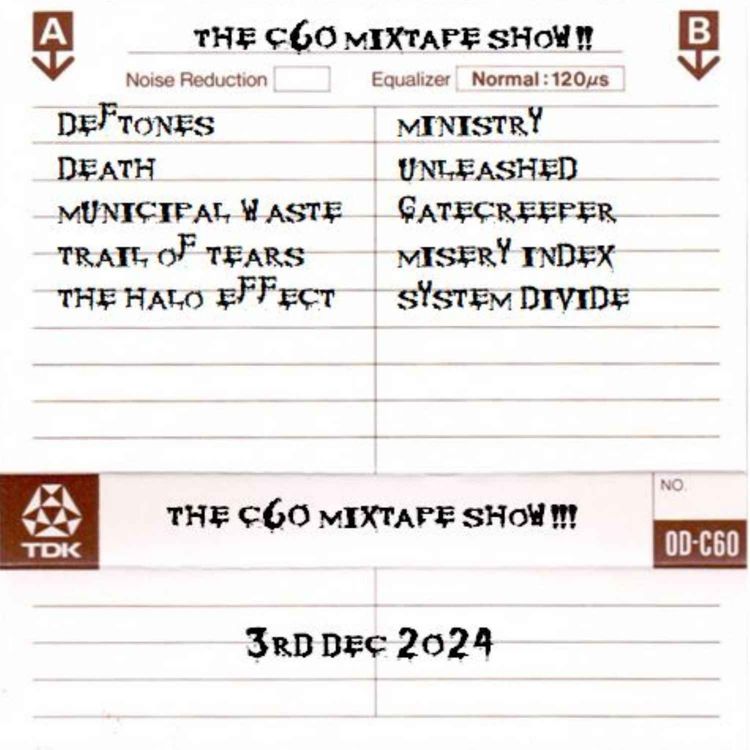 cover art for The C60 Mixtape Show 3rd December 2024