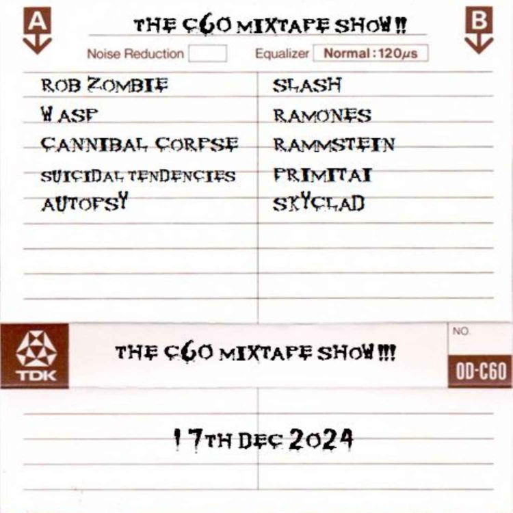 cover art for The C60 Mixtape Show 17th December 2024