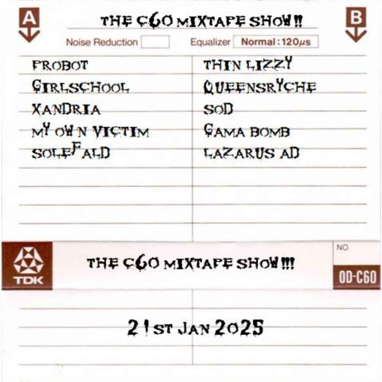 cover art for The C60 Mixtape Show 21st January 2025