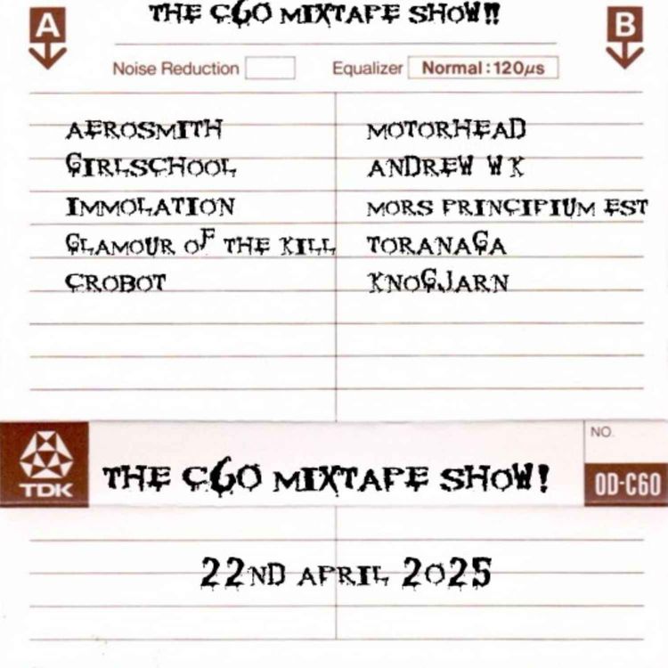 cover art for The C60 Mixtape Show 22nd April 2025
